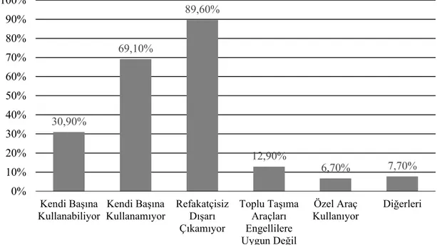 Şekil 3. Kendi Başına Toplu Taşıma Aracı Kullanabilme (TÜİK, 2010, s. 31) 