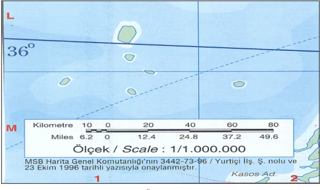 Şekil 2: Haritada Ölçek (trftescil.iem.gov.tr). 