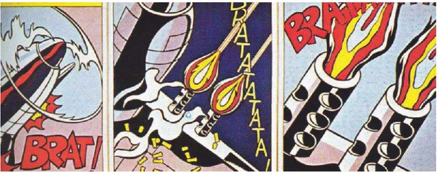 Şekil 16. Roy Lichtenstein, Ateş Açtığımda, 1964