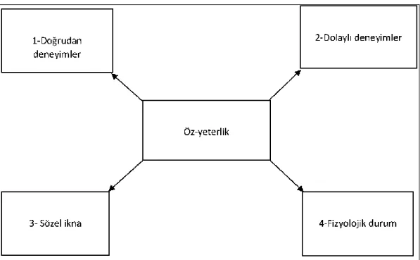 Şekil 3. Öz-yeterliğin kaynakları 