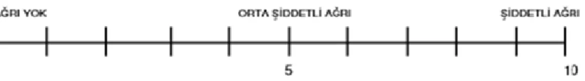Şekil 2.3. Vizüel Analog Skala 