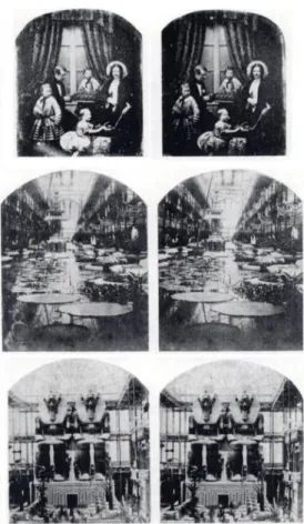 Şekil 14. 1850'li yıllardan stereoskopik fotoğraflar 