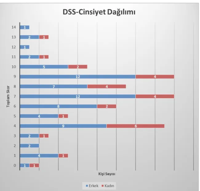 Tablo 40: DCS ‘de puan-öğrenim durumu dağılımı 