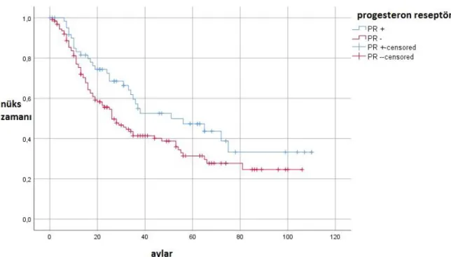 Şekil 7.PR gruplarına göre relaps zamanı 