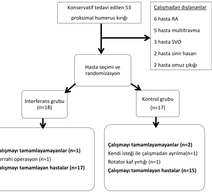 Tablo 5 Çalışma dışı kalan hastalar 