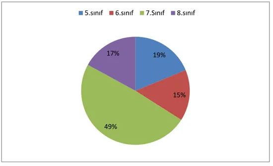 Grafik 3.2. ÇalıĢma grubunun sınıf değiĢkenlerine göre dağılımı 