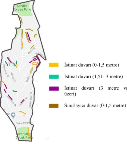 ġekil 4.19. Hacıhızır Mahallesi duvarlarında mevcut durum incelemesi 