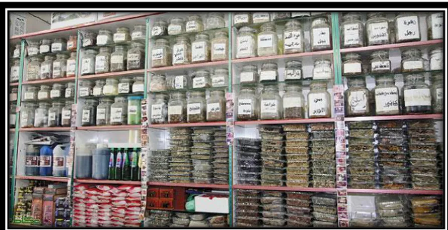 Tablo  4.5.  Çalışma  alanlarında  bulunan  Tıbbi  ve  Aromatik  Bitkilerin  Derna  Şehrindeki  Parfümeri Dükkanlarında Yıllık Satış Miktarları 