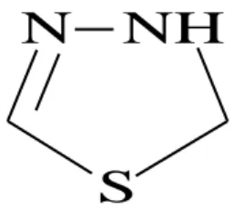 Şekil  1.4. Nötr 1,3,4-Tiyadiazol  Aromatik Sistemlerin  Yapısı