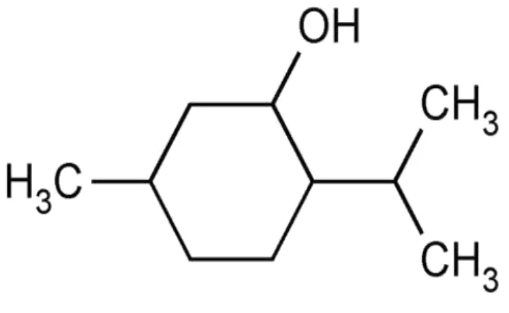 Şekil 1.6. Mentol yapısı 