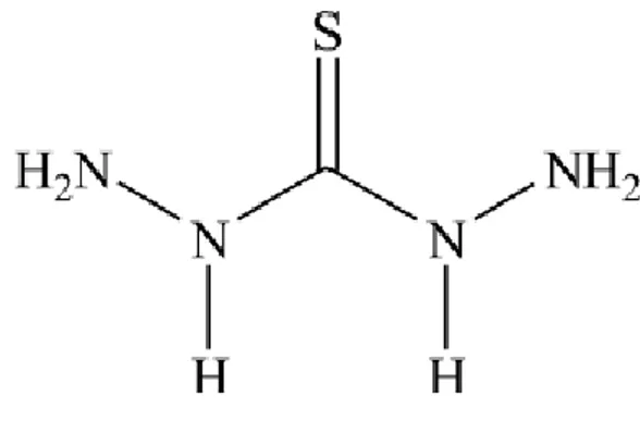 ġekil 3.1. Tiyokarbonohidrazit molekül yapısı 