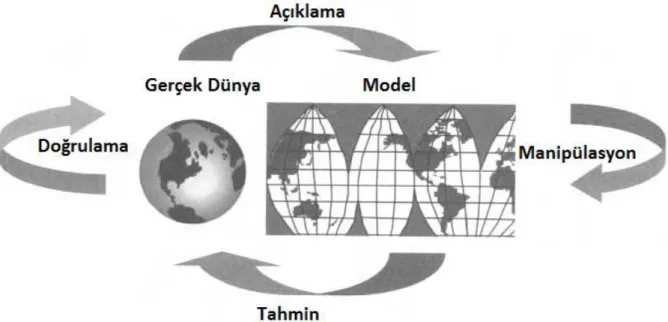Şekil 2.4. Lesh ve Doerr (2003) ‘ün tanımladığı matematiksel modelleme süreç döngüsü 