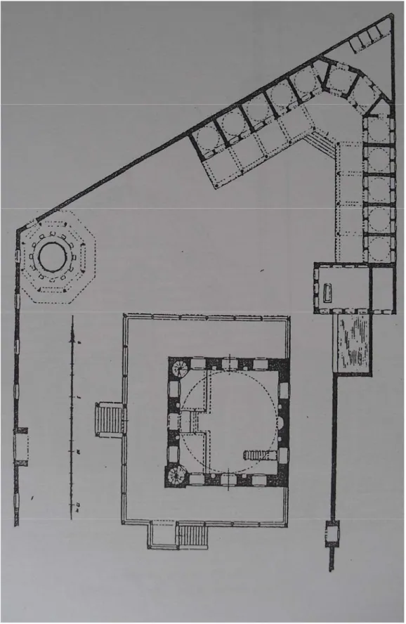 Şekil No : 3- Çinili Cami Mimari Plan 