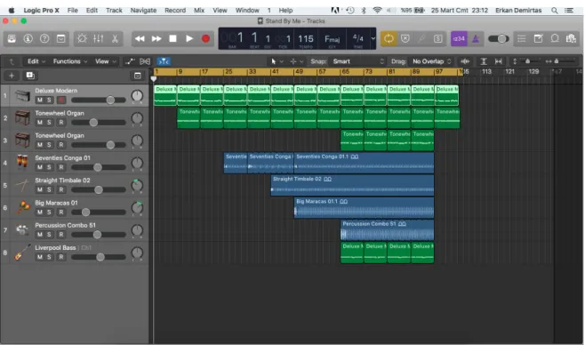 Şekil 12. Logic Pro X görüntüsü. 