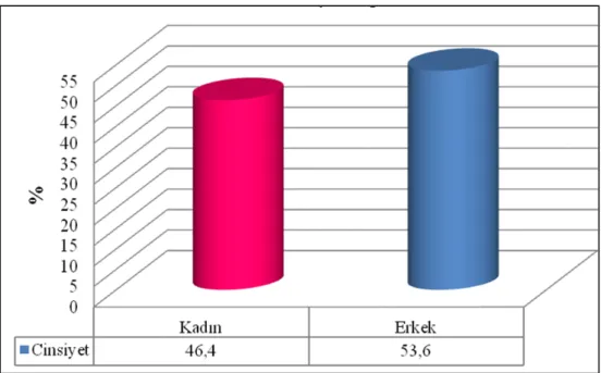 Grafik 1. Ö÷retmenlerin Cinsiyet Bilgilerine Göre Da÷ılımları