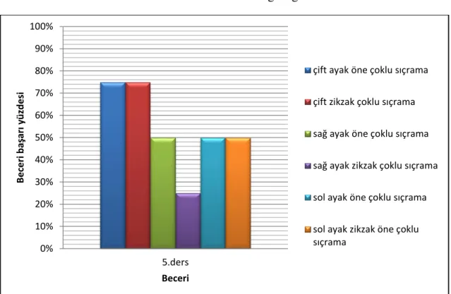Grafik 5: 5. Ders beceri grafiği 