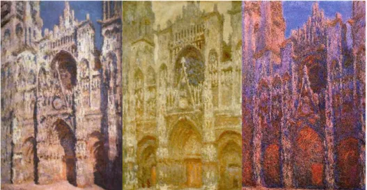 ġekil 13. Claude Monet, Rouen kateedral serisi, 1894,  