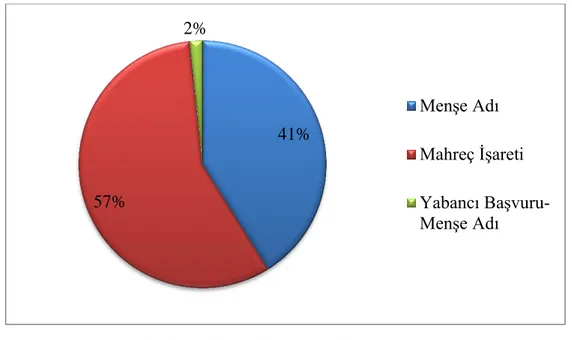 Grafik 2. Coğrafi işaret tescil türü  