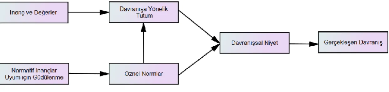 Şekil 1 Sebepli Davranış Kuramı (SDK) 