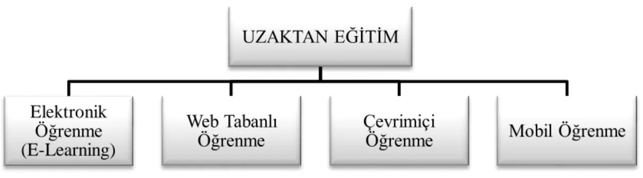Şekil 4: Uzaktan Eğitim Modelleri 