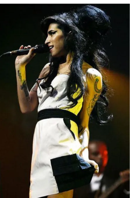 Şekil 8. Ünlü İngiliz Şarkıcı Amy Winehouse  