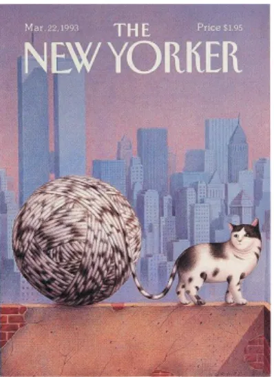 ġekil 26. Gürbüz Doğan EkĢioğlu, The New Yorker Dergisi Kapak Ġllüstrasyonu, 1993 