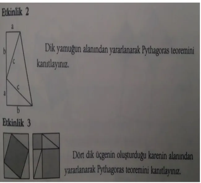 Şekil 5.Van Hiele 4. düzeyine yönelik etkinlikler. Baki, A. (2015). Kuramdan uygulamaya  matematik eğitimi