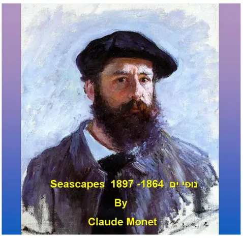 Şekil 3- “Claude MONET” sunumu 