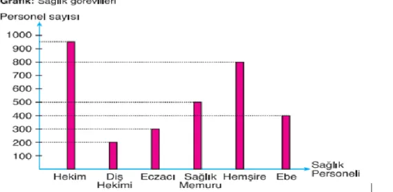 Şekil 5. Hastanede bulunan personel sayısı problem durumuna yönelik grafik. Şenyurt, C