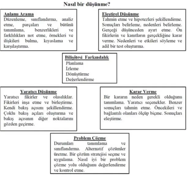 Şekil 2.1 Bilişötesi Farkındalık (McGuiness ve arkadaşları, 2005) 