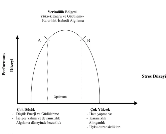 Şekil 4. Verimlilik ve stres  
