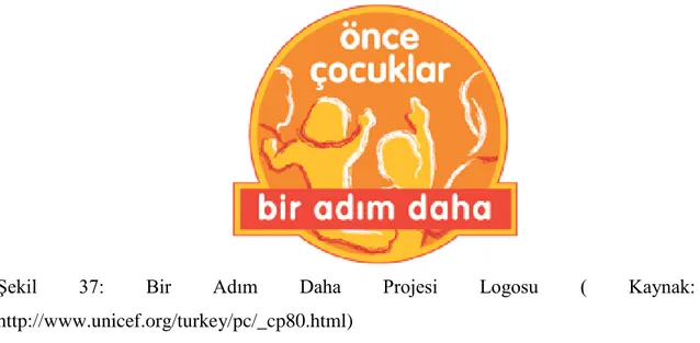 ġekil  37:  Bir  Adım  Daha  Projesi  Logosu  (  Kaynak:  http://www.unicef.org/turkey/pc/_cp80.html) 