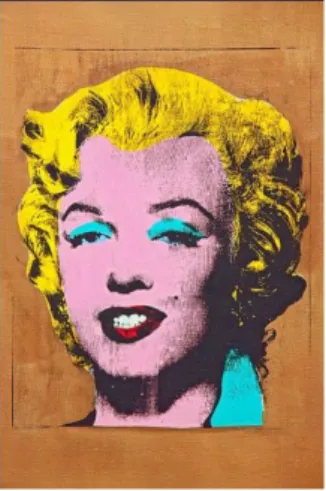 Şekil 7. Gold Marilyn Monroe, Warhol, A., 1968. 