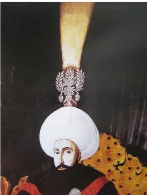 ġekil 20. Sultan IV. Mustafa‟nın başında sorgucuyla yapılmış bir portresi  