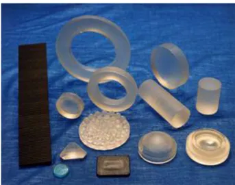 Şekil 6: Fused silica Glass/ erimiş silis cam   Henry Louis, 2004 