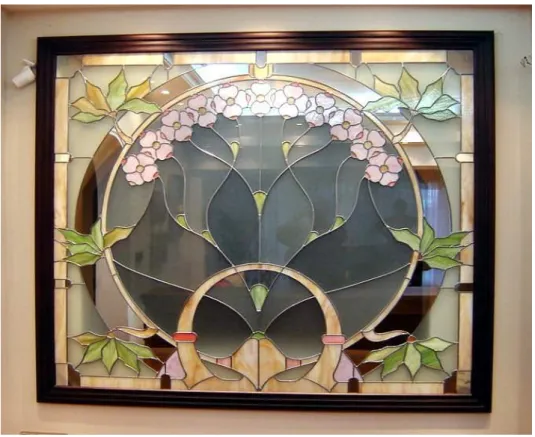 Şekil 1  13.5.Alçılı Vitray 