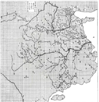 Şekil  10. Yüce Yü’nün İzleri Haritası. Tufte, E. (2001). The visual display of quantitative  information