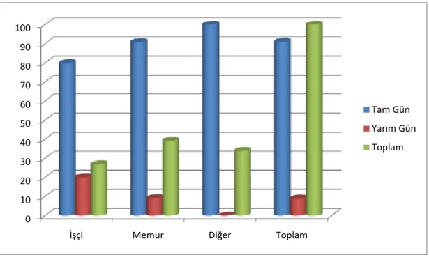Grafik 4: Çalışma Saatleri ve İş Durumu 