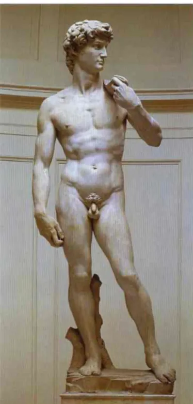 Şekil 5. Michelangelo,  Davut Heykeli, 1501-1504 