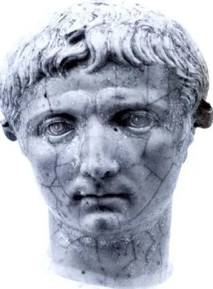 Şekil No: 11- Augustus’un Büstü (Atalay,2006 s.28)  2.4.1.3.1. Büyük Cam Kütlelerle Döküm Tekniği 