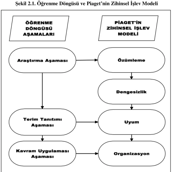 Şekil  2.1   Marek ve  Cavallo  (1997)’nun   “The  Learning Cycle: Elementary  School Science and Beyond” isimli kitabından alınmıştır