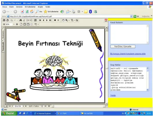 Şekil 8: Örnek Konu Sayfası 