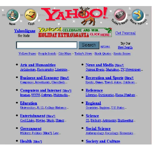 ġekil 4: İnternet'te çocuklar için hazırlanan “Yahooligans!” araştırma motoru 