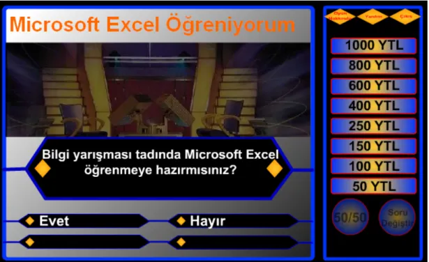 Şekil 1. Oyun Giriş Ekranı 