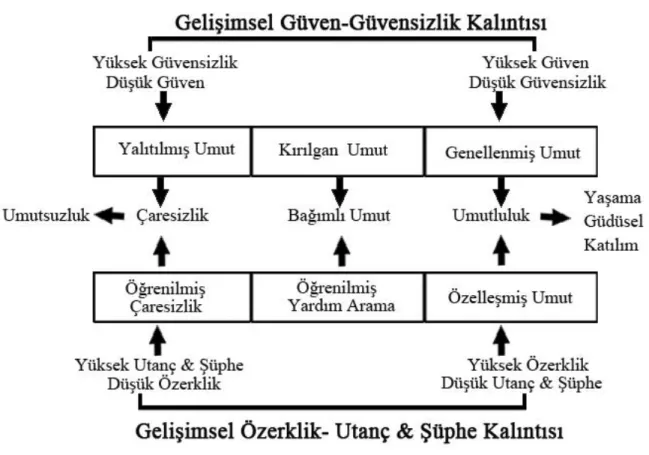 Şekil 2. Umudun Önerilen Teorik Modeli (Curl, 1992) 