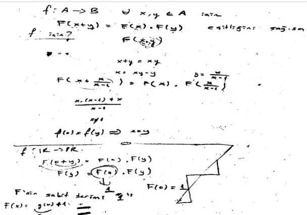 Şekil 4.28. S1’in görüşmede verilen problem için yazdığı günlük 