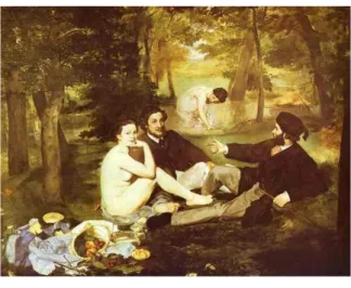 Şekil 9. Eduard Manet, “Kırda Öğle Yemeği’ nden Ayrıntı”, 1862 