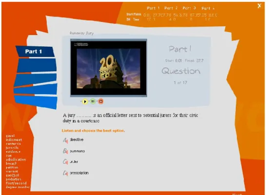 Figure 1: Screenshot from the software.  