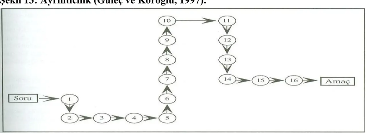 ġekil 13: Ayrıntıcılık (Güleç ve Köroğlu, 1997). 