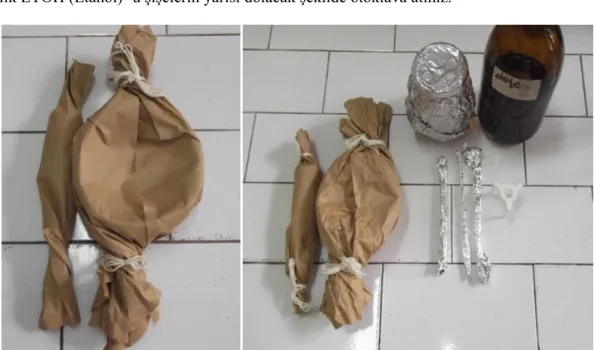 ġekil 17. Steril EdilmiĢ Malzemeler 